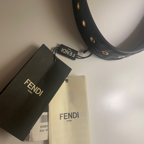 FENDI Embossed leather belt main image 8